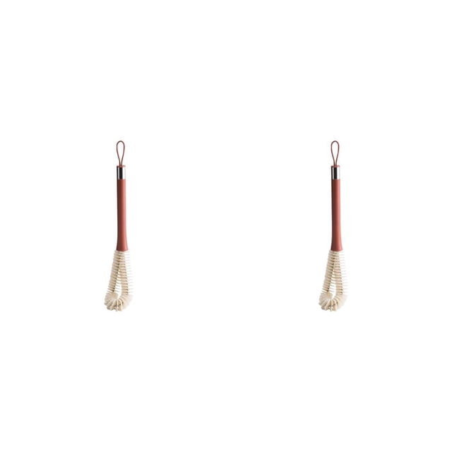 Billuyoard Botellas de leche infantil Cepillo de limpieza Taza de té Rotación de 360 grados Cepillos de mano Herramienta de fregado Accesorio Rojo 2piezas Billuyoard CBP485641