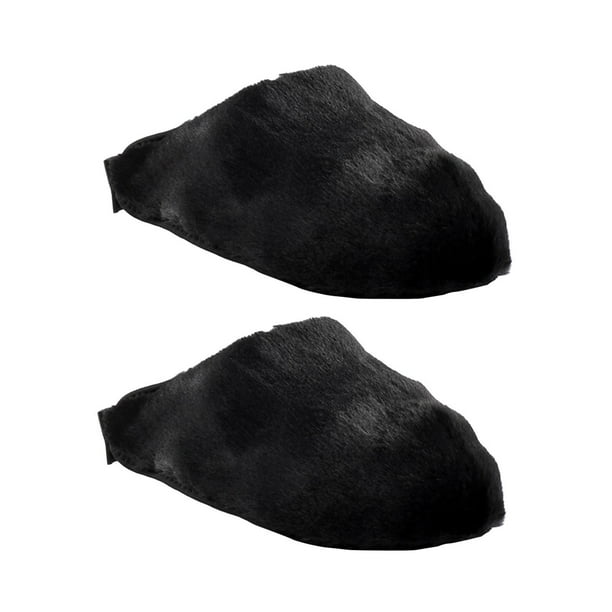 Cubrebotas Cubrezapatos para nieve Accesorios Guantes portátiles Suministros para regalos Negro