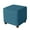 Blue, variant on LKJYER Ottoman Cover, Ottoman Slipcover Velvet Foot Stool Cover Soft Square Storage Ottoman Cover Removable Washable with Elastic Bottom