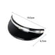 thumbnail image 4 of Visera para casco de motocicleta con 3 broches, ligera y protectora para media cara. Negro Plata, 4 of 9