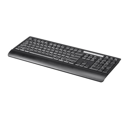 Monoprice Select Wireless Multimedia Keyboard - Black | Ideal for Office Desks, Workstations, Tables - Workstream