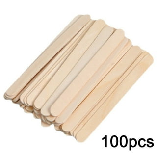  100pcs Waxing Sticks for Hard Wax Sticks for Crafting Colored  Popsicle Sticks for Crafts Wax Sticks for Kids Popsicle Sticks Bulk  Popsicle Sticks for Waxing Paint Ice Cream Wood : Home