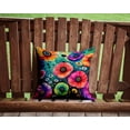 thumbnail image 2 of Coussin Décoratif Anémones Colorées, 2 of 6