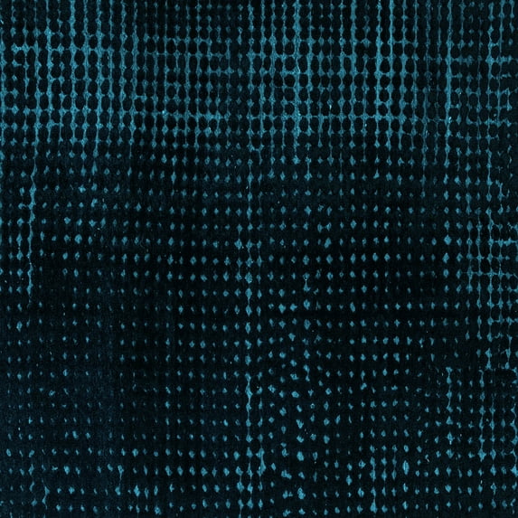Ahgly Company Indoor Square Abstract Light Blue Modern Area Rugs, 6' Square
