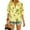 Yellow, variant on Women's Printed Shirt V Neck Tops Multiple Patterns Available Casual Resort Wear Blouse in 4 Designs Summer Holiday Beach Fashion Plus Size Available