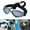 Blue, variant on Namsan Dog Goggles Pet Sunglasses UV Resistant Windproof Snowproof Doggy Goggles Cat Glasses (Pink)