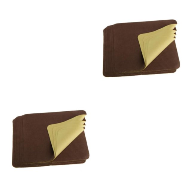 Ruiboury 10 Pieces Microfiber Eyeglasses Camera Lens Phones Cell Cleaning Cloth Yellow+Brown 2Set