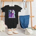 thumbnail image 2 of Michael Jackson MJ Dance Glitch Romper Boys or Girls Infant Baby Brisco Brands NB, 2 of 6