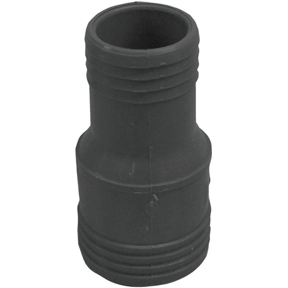 Boshart Industries 0278440 2 x 1.5 in. Boshart Hose Reducing Coupling, Gray - Polyethylene