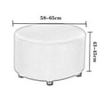 thumbnail image 4 of Ottoman Slipcovers  Ottoman Footstool Cover Removable Kahki, 4 of 8