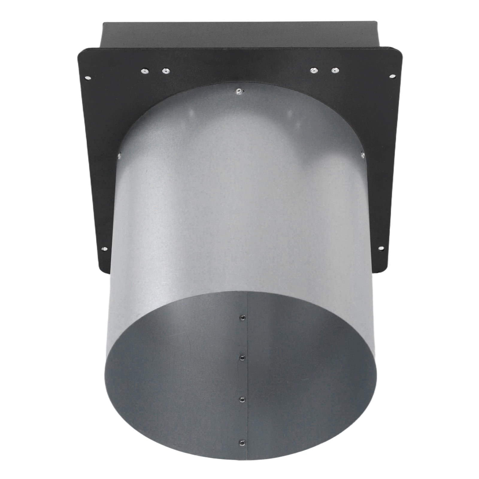 golytefs 8 Inch Dryer Vent Cover Outside with Screen And Damper Wall Vent Cover Cap Exterior Air Exhaust for Residential Housing Kitchen Hvac Duct (Black)