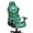 Mermaid Scales Print Teal Green, variant on SCRAWLGOD St. Patrick's Day Shamrock Highland Cow Print Green Set of 4 Gaming Chair Covers Slipcovers, Stretchable Breathable Computer Reclining Gaming Chair Seat Cover with Armrest Covers
