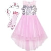 thumbnail image 6 of Girls Dress Pink Magic Hi-low Wand Princess Crown Dress Up Costume 10 Years, 6 of 6