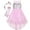 Pink Set, variant on Girls Dress Pink Magic Hi-low Wand Princess Crown Dress Up Costume 14 Years