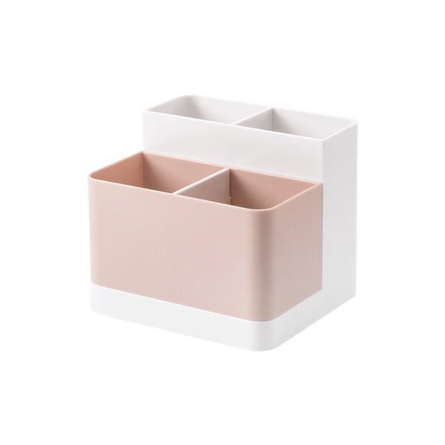Organizador de almacenamiento de escritorio, caja portatarjetas para lápices, contenedor para escritorio, suministros de oficina, tocador Sincero Ropa