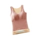 thumbnail image 1 of Sonducket Chaleco térmico para mujer, ropa interior sin mangas para clima frío cálido de invierno, Top básico de Color sólido, Base cómoda Ropa interior Rosado Sonducket AP013489-04, 1 of 1