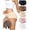 Black + White + Pink + Nude + Light Brown, variant on Women's Camel Proof Seamless Underwear Camel Concealer Toe No Show Yoga Bikini Workout Panties S-XXL