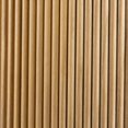 thumbnail image 5 of Bouclair Natural Ribbed Wood Ceiling Lamp, 5 of 5