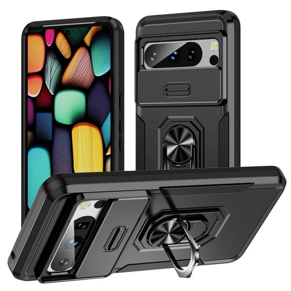 Casetego for Google Pixel 8 Pro Case,16 FT Military Grade Drop Protection Heavy Duty Shockproof Phone Case,Black