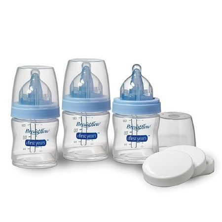 The First Years Breast Flow Bottle, 5 Oz Infant Bottle, 3 (Best Bottled Water For Infants)