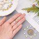 thumbnail image 3 of 3 Color Heart Spacer Beads 60pcs Metal Heart Shaped Loose Bead For Jewelry Making Earring Bracelets Necklace Diy Craft(gold, Rose Gold, Platinum), 3 of 5
