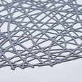 thumbnail image 5 of BalsaCircle 6 Charcoal Gray 15" Round Vinyl String PLacemats Wedding Party Decor, 5 of 8