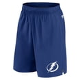 thumbnail image 2 of Men's Fanatics  Blue Tampa Bay Lightning Authentic Pro Tech Shorts, 2 of 4