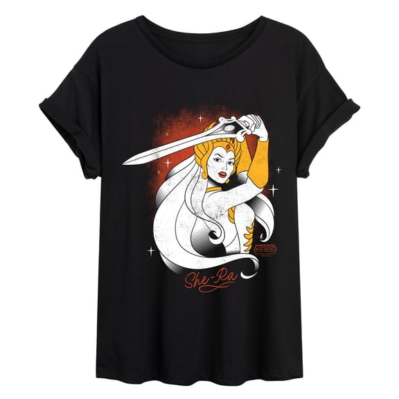 Masters of the Universe - She-Ra Portrait - Juniors Oversized Graphic T-Shirt