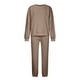 thumbnail image 4 of ICHUANYI Clearance Women Casual 2 Piece Outfits Long Sleeve Loose Tops Skinny Round Neck Long Pants Sets Sweatshirts Suit(Khaki, XL) ICHUANYI WER2023081004235, 4 of 6