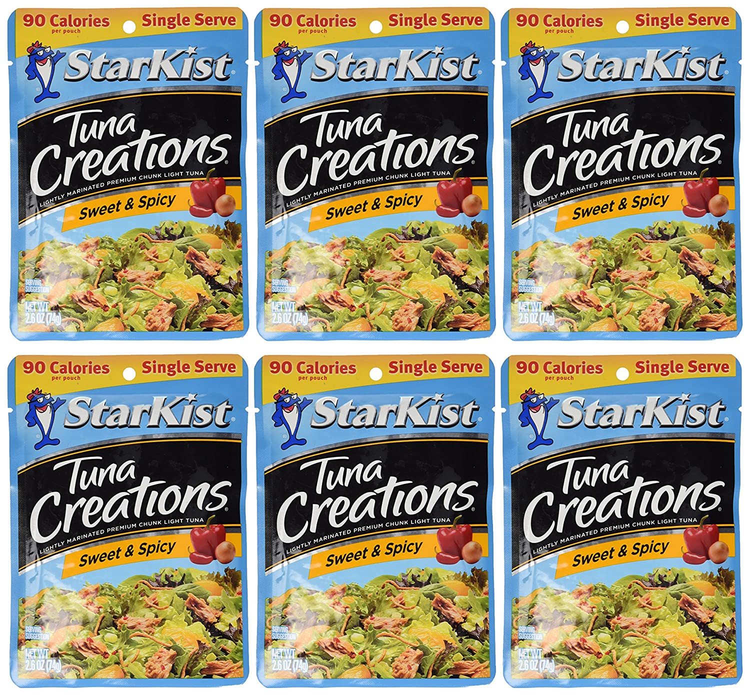 Starkist Tuna Creations, Sweet & Spicy, Single Serve 2.6Ounce Pouch
