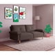 thumbnail image 1 of Sofá Cama Makora Yarvis Chocolate Lino 3 Posiciones con Soft Foam Reclinable, 1 of 8
