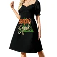 thumbnail image 2 of Vestido de manga corta con diseño de perezoso de yoga, regalo divertido, vestidos de noche elegantes para mujer, ropa femenina, 2 of 8