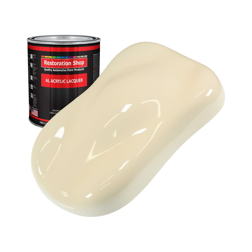 Restoration Shop Wimbledon White Acrylic Lacquer Auto Paint Quart