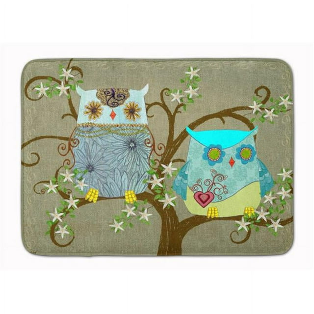 Carolines Treasures PJC1094RUG The Friendly Ladies Owl Machine Washable Memory Foam Mat