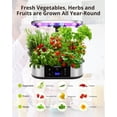 thumbnail image 7 of WiFi 12 Pods Hydroponics Growing System with APP Controlled, Indoor Garden Up to 30" with 30W 120 LED Grow Light, Silent Pump System, Automatic Timer for Home Kitchen Gardening, GS1 Basic, 7 of 7