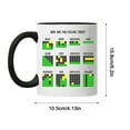 thumbnail image 3 of SPOORYYO Wordle Game Themed Ceramic Mug - Fun Gift for Coffee and Games Lovers - Dishwasher and Microwave Safe, 3 of 8