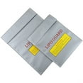 thumbnail image 4 of Lipo Fireproof Bag 18*23cm Rc Lipo Li-Po Battery Fireproof Safety Guard Charge Bag Sack Protective Storage Bag Pouch (Grey), 4 of 7