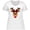 AA-White, variant on Inktastic Cute Girl Reindeer with Buffalo Plaid Bow Women's Plus Size T-Shirt