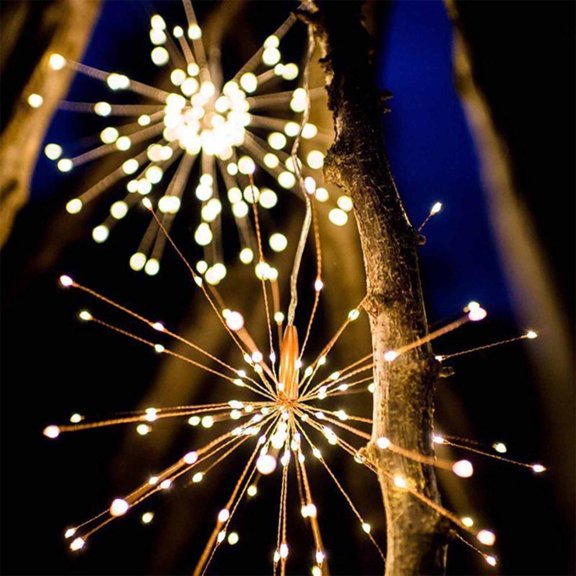 VWRXBZ Led Christmas Light Bulb Needle Red Fruit Snowflake Decorative Christmas Tree Pendant Decorative Lamp Copper Wire Lamp