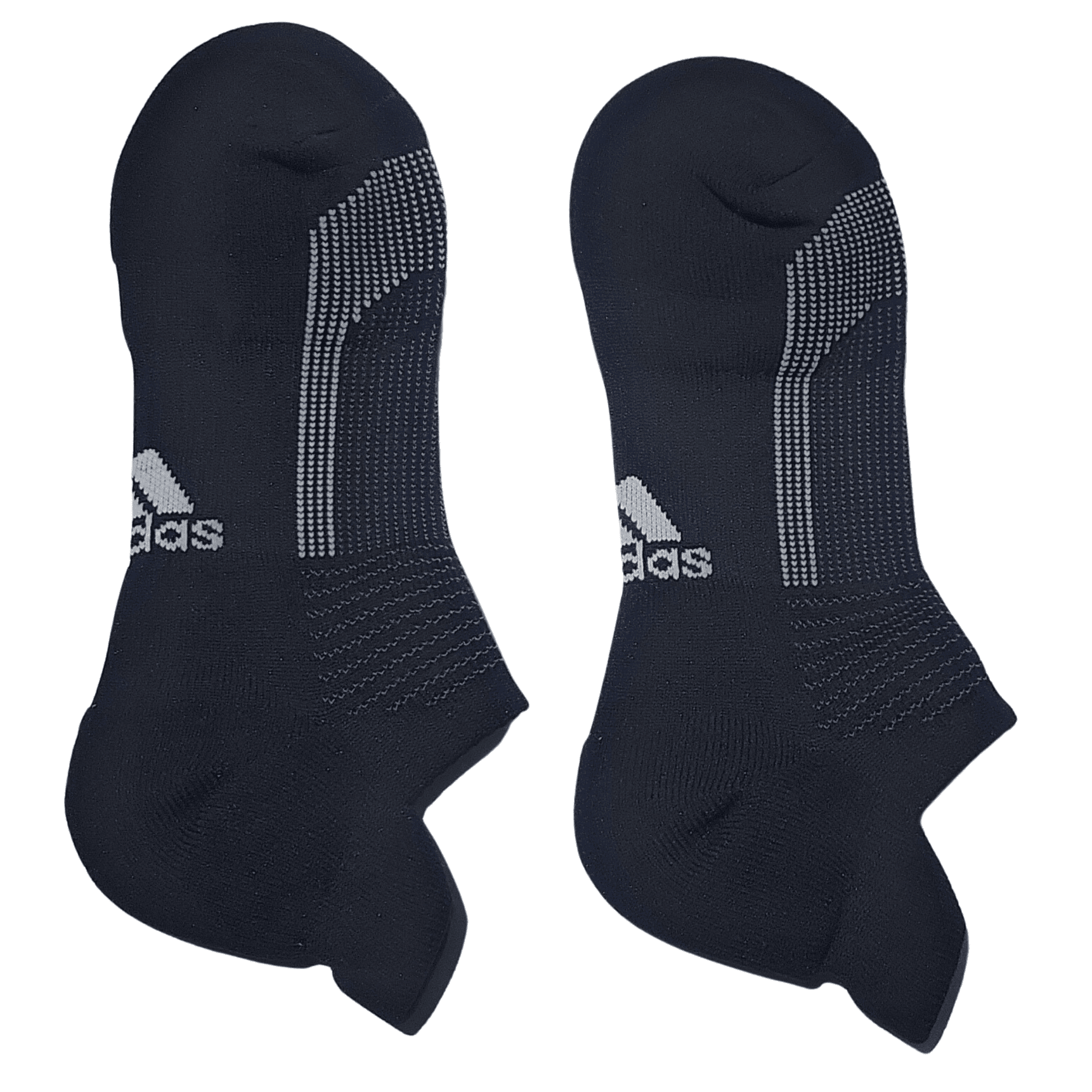 Adidas Socks Mens Large Black No Show Cushion Tab 2 Pairs Size 612