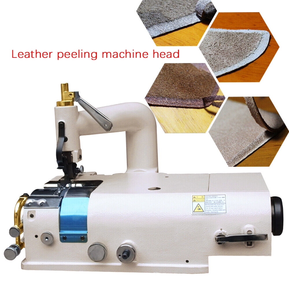 Fichiouy DIY Leather Skiving Machine Leather Edge Thinning Shovel Skin Cutter Skiver Tool SM-801 1200 Rpm