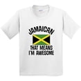 thumbnail image 3 of Inktastic Jamaica Awesome Jamaican Youth T-Shirt, 3 of 5