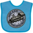 thumbnail image 3 of Inktastic Steam Train Kid Who Loves Trains Boys Baby Bib, 3 of 4