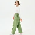 thumbnail image 7 of Rolanko Parachute Pants for Girls Y2K Cargo Trousers with Pockets Harajuku Jogger Pants, 7 of 7
