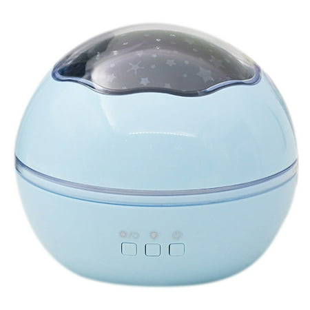 

Kids Night Light 360° Rotating Starry Night Light Projector For Baby Ocean Wave Projector For Kids Bedroom Decoration - Blue Blue