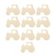 thumbnail image 1 of Paquete De 4x20 Tractores En Blanco, Recortes De Madera, Adornos Para álbumes De Recortes, Manualidades Sunnimix Tractores en blanco Virutas de madera, 1 of 8