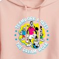 thumbnail image 3 of Disney - Teamwork Group  - Juniors Cropped Pullover Hoodie, 3 of 5