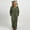 Army Green, variant on ZZwxWA Womens Fleece Onesies Pajamas Cute Warm Sherpa Romper Sleepwear One Piece Zipper Hooded Long Playsuit Loungewear