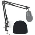thumbnail image 2 of Seiren Mini Boom Arm Mic Stand with Pop Filter, Adjustable Suspension Boom Scissor Arm Stand with Pop Filter for Razer Seiren Mini USB Streaming Microphone by SUNMON, 2 of 4