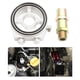 thumbnail image 5 of Kit adaptador de medidor de temperatura y presión de aceite para vehículos, accesorios de aluminio universales Plata, 5 of 9